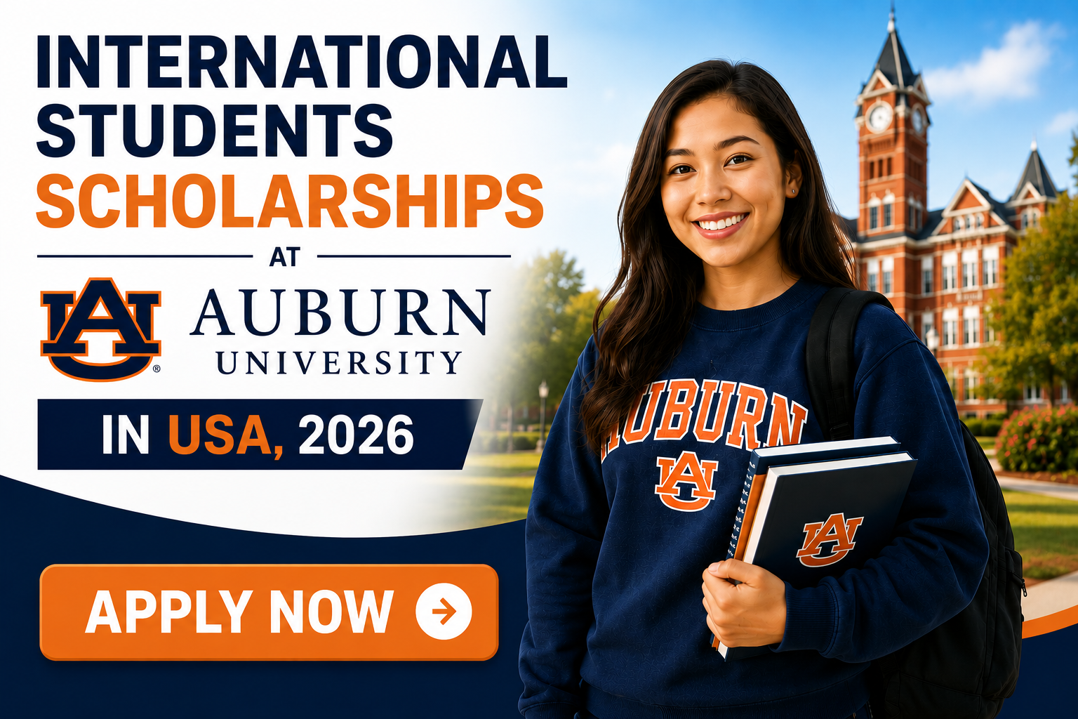 International Students Scholarships at Auburn University in USA, 2026