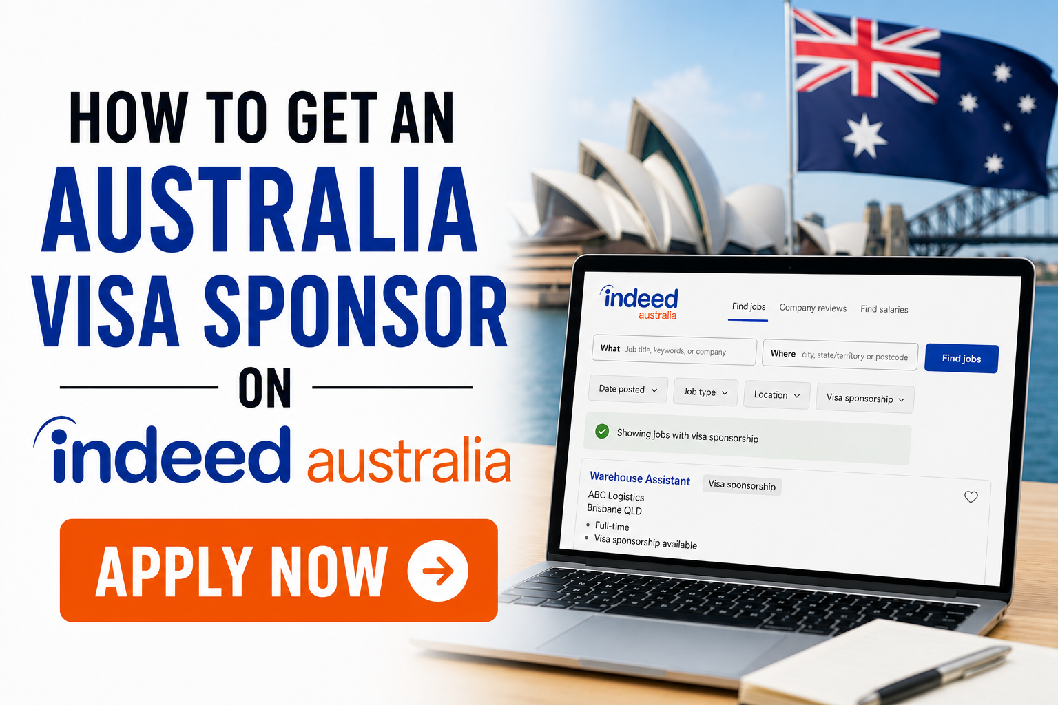 How to Get an Australia Visa Sponsor on Indeed Australia