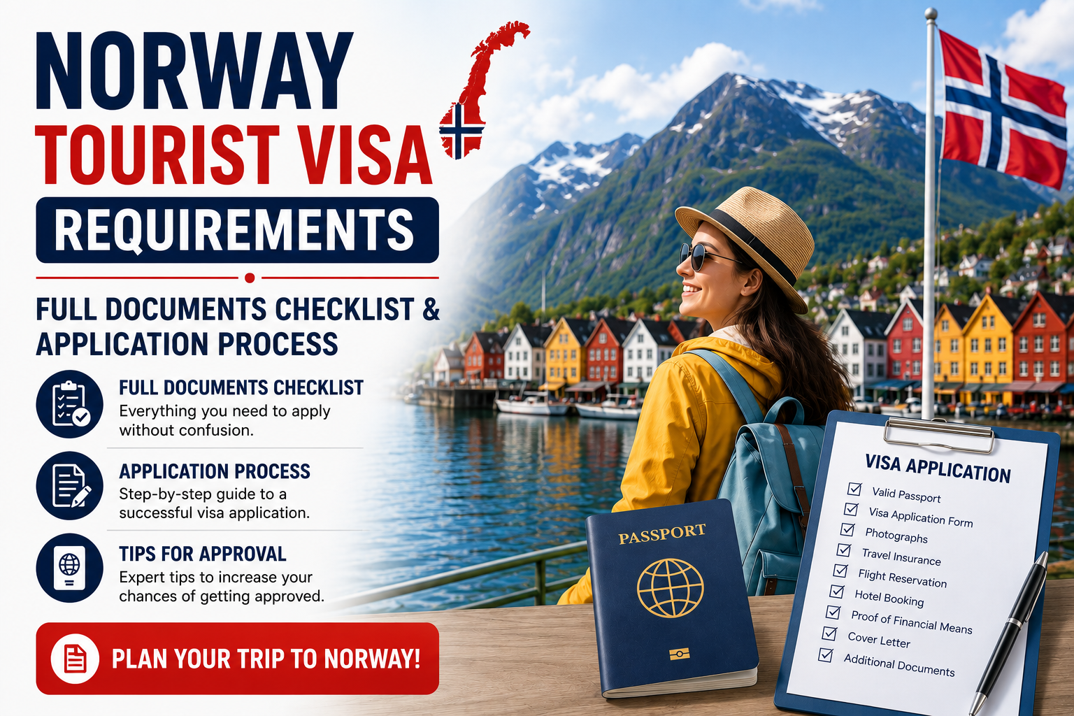 Norway Tourist Visa Requirements: Full Documents Checklist & Application Process