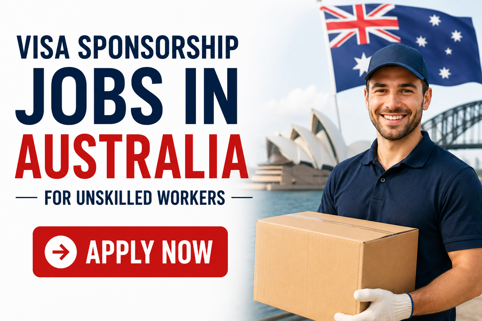 Visa Sponsorship Jobs in Australia for Unskilled Workers