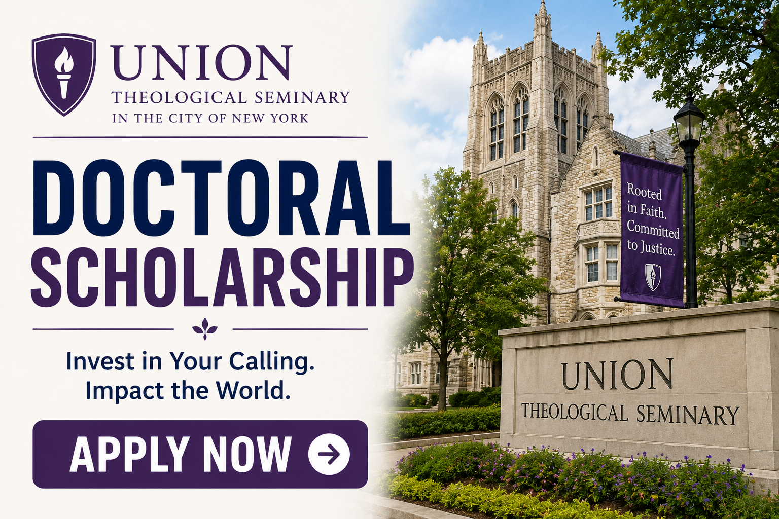 Union Theological Seminary Doctoral Scholarship