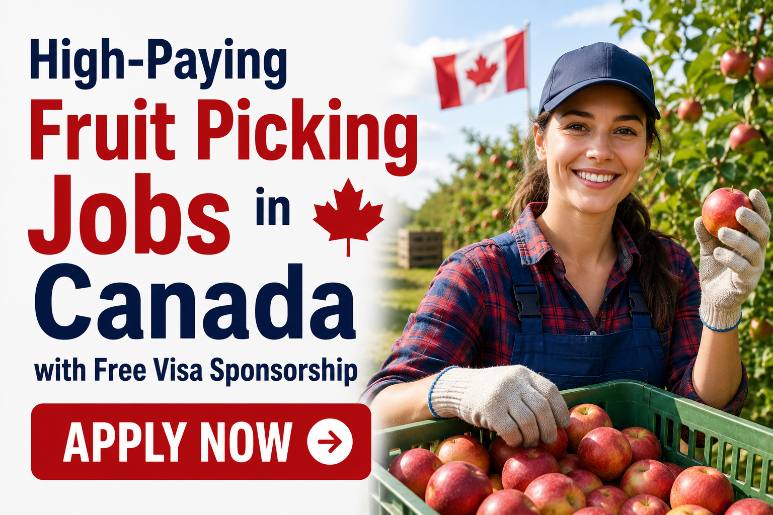 High-Paying Fruit Picking Jobs in Canada with Free Visa Sponsorship