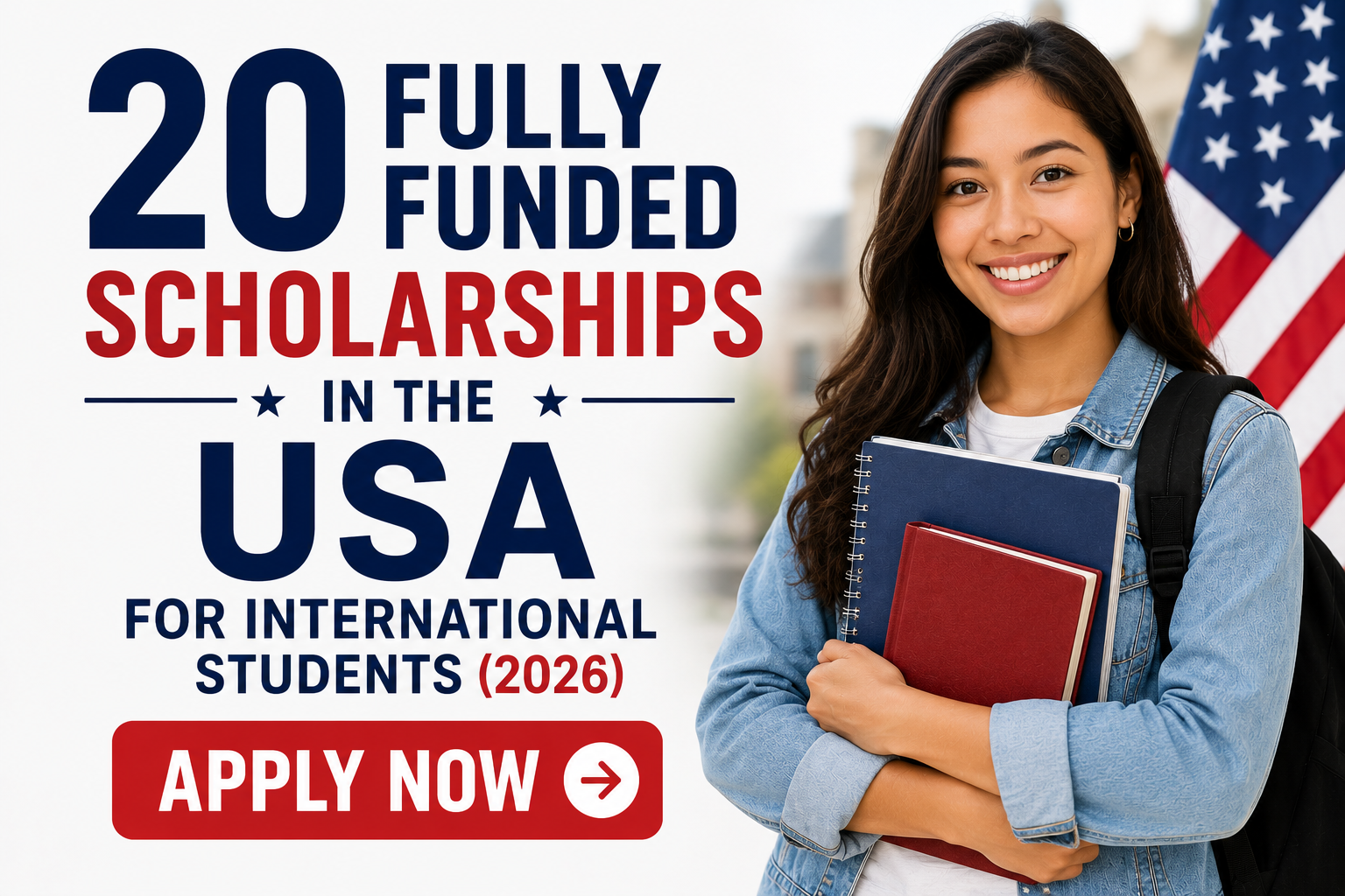 20 Fully Funded Scholarships in the USA for International Students (2026)