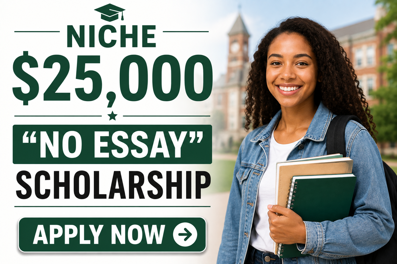 Niche $25,000 “No Essay” Scholarship