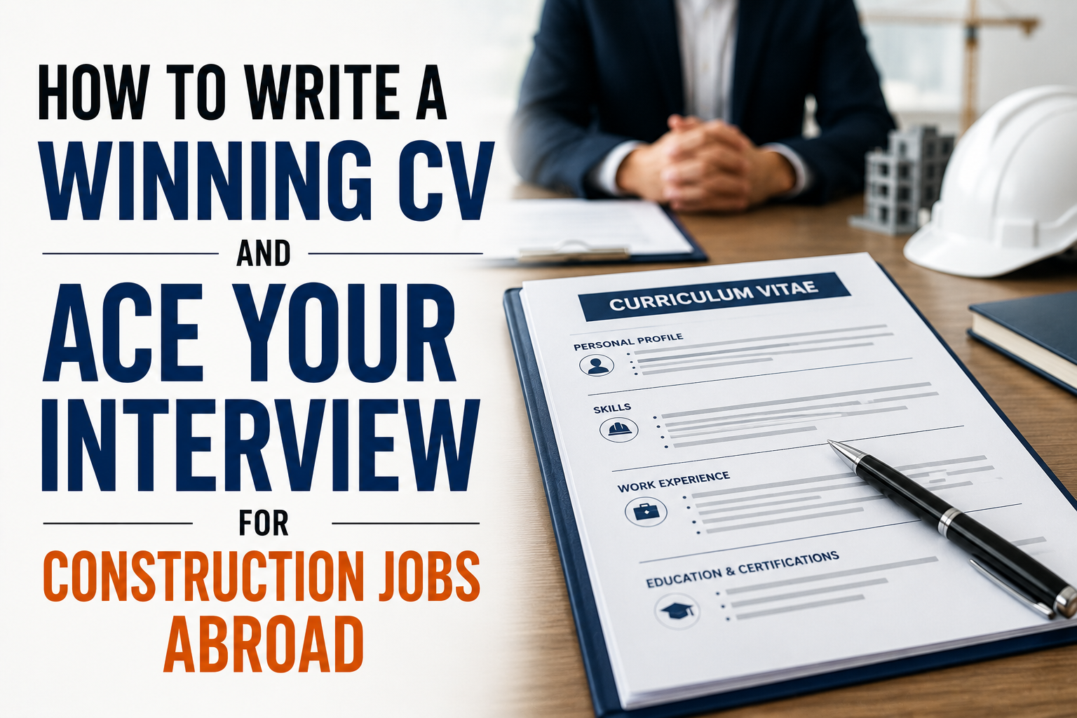 How to Write a Winning CV and Ace Your Interview for Construction Jobs Abroad